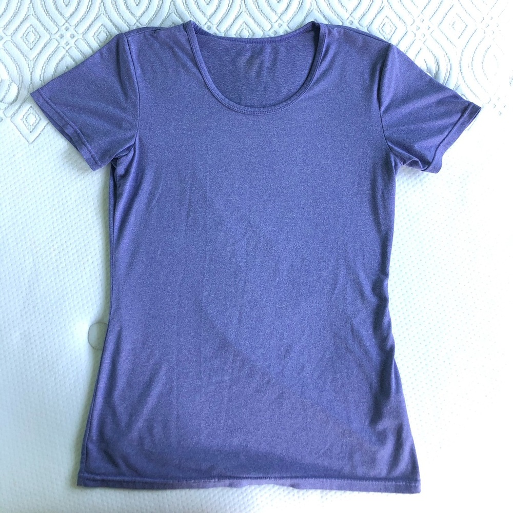 dry fit purple t-shirt